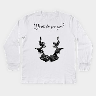 Rorschach inkblot test Kids Long Sleeve T-Shirt